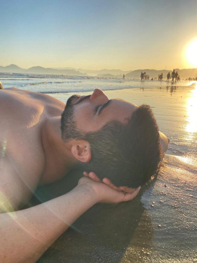 Lindo Kit Na Quadra Da Praia 桑托斯 外观 照片